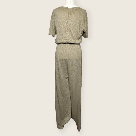 NWOT | ATM | Slub Jersey Short Sleeve Jumpsuit | Coral Stone | Medium - Picture 4 of 14